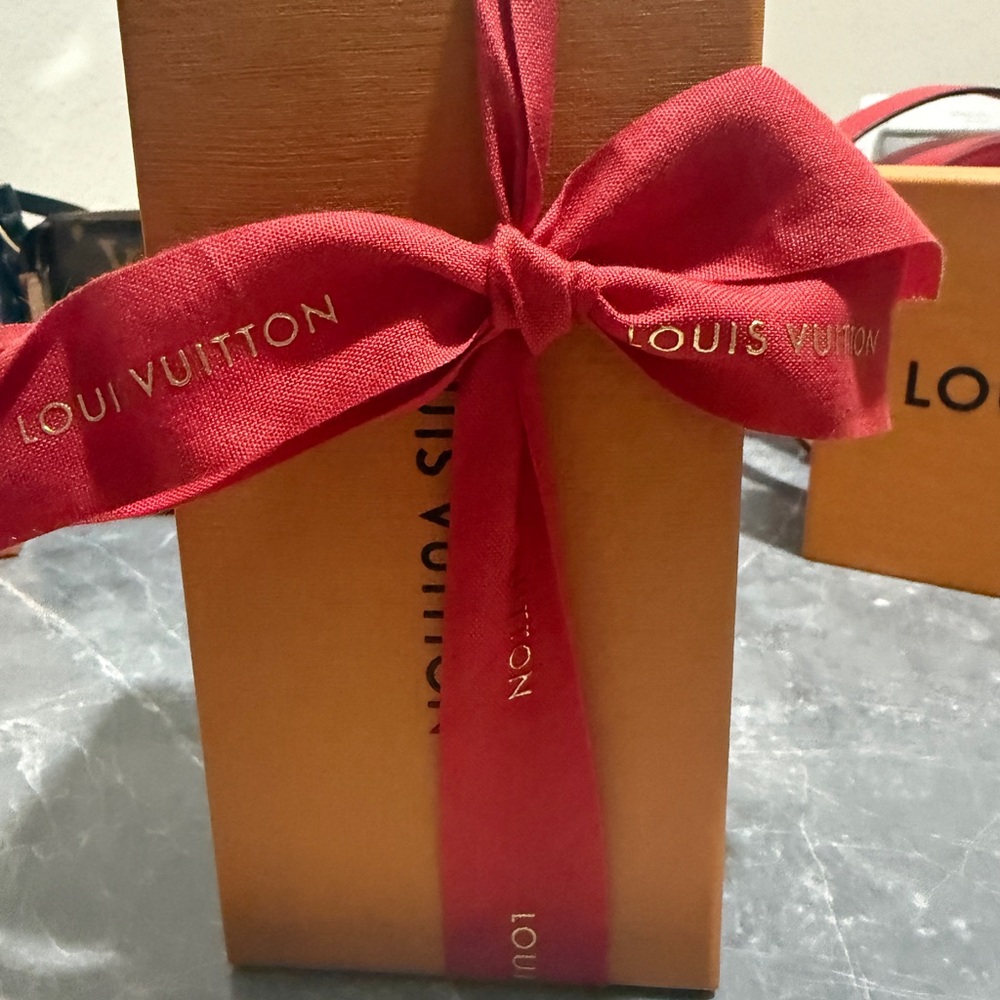 Louis Vuitton Red Ribbon xmas Packaging with Box and Dust Bag - Picture 7 of 13